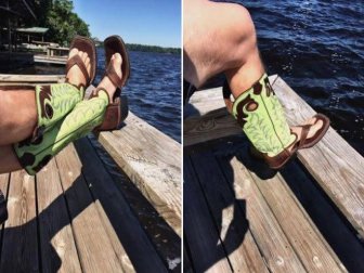 Cowboy Boot Sandals Are A Real Thing