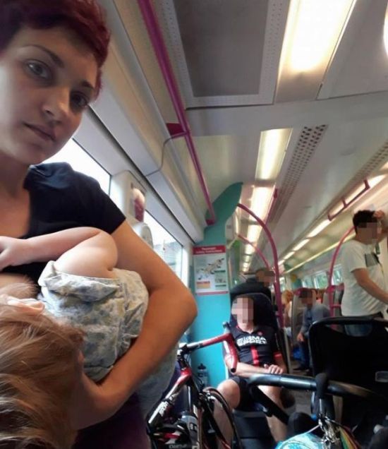 Breastfeeding Mom Shames Commuters On Facebook