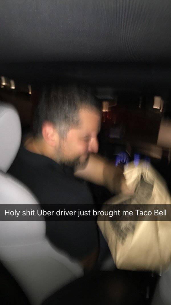 Drunk Guy Finds The Best Uber Driver Ever