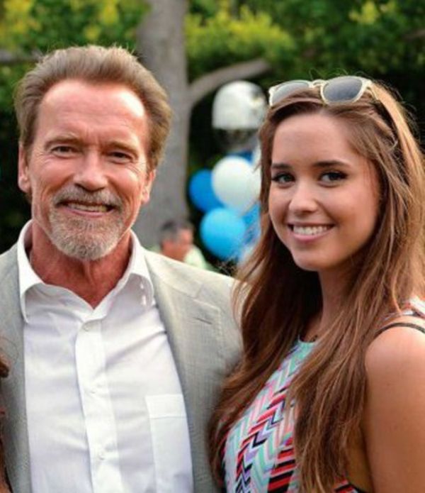 Arnold Schwarzenegger And His Daughter Then And Now