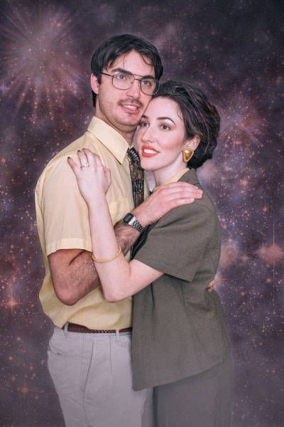 Couple Celebrates Engagement With Hilarious Photoshoot