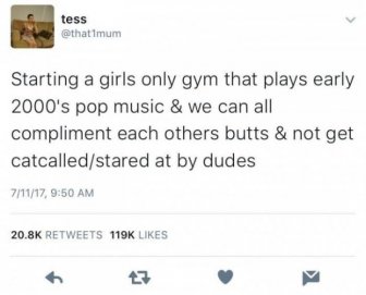 Girl Drops Vicious Burn After A Gym For Females Only Is Suggested