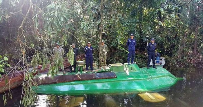 Colombian Army Seizes Submarine Carrying Four Tons Of Cocaine