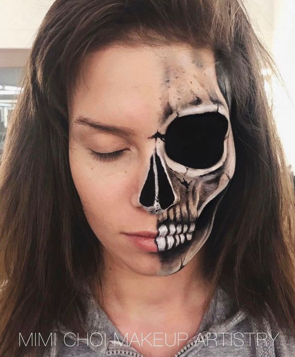 Talented Woman Creates Optical Illusions Using Makeup