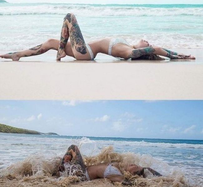 Pictures That Capture The Difference Between Instagram And Real Life