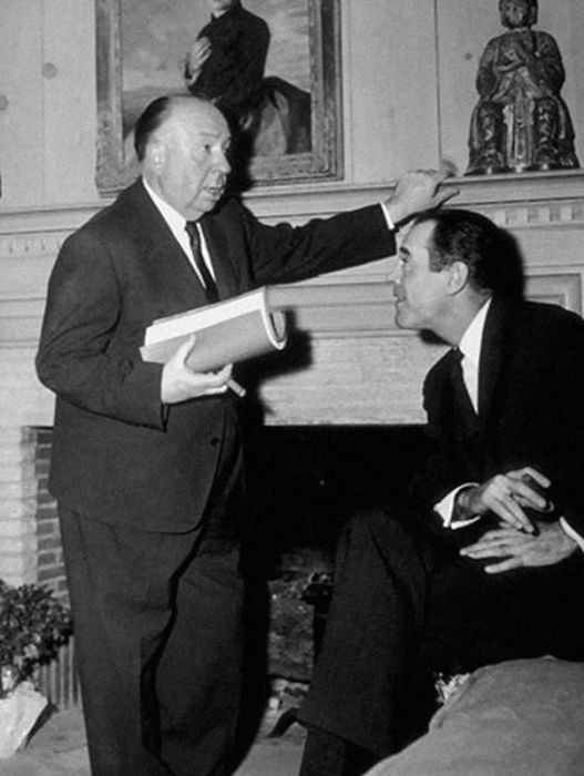 Awesome Behind The Scenes Shots From Alfred Hitchcock Sets