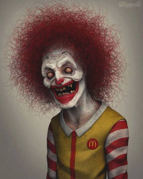 Terrifying Portraits Of Your Favorite Characters