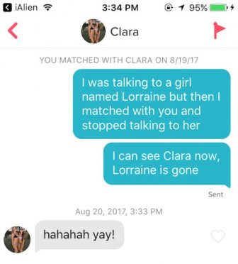 Not All Pick Up Lines Are Created Equal On Tinder