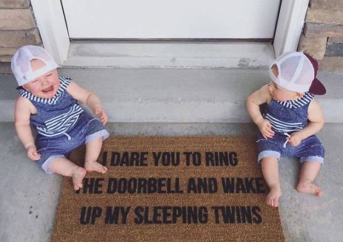 Houses With Hilariously Creative Doormats