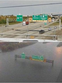 Before And After Photos Show Aftermath Of Houston Flood