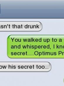 Funny Drunk Texts