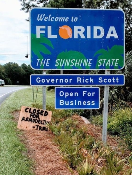 Florida Doesn’t Lose Their Sense Of Humor