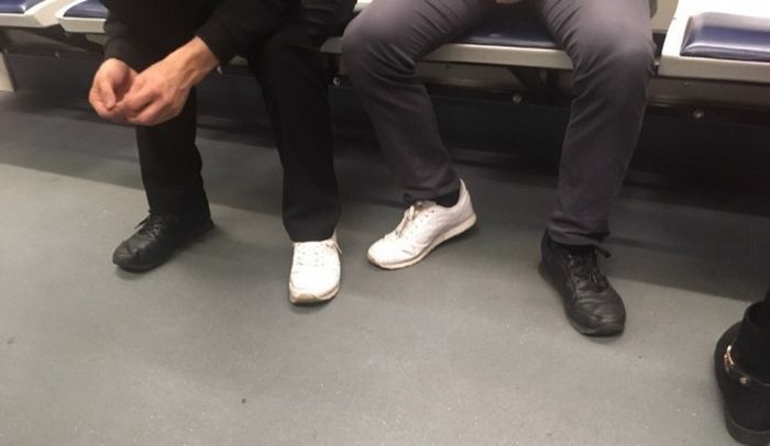 Strange People In Russian Subway
