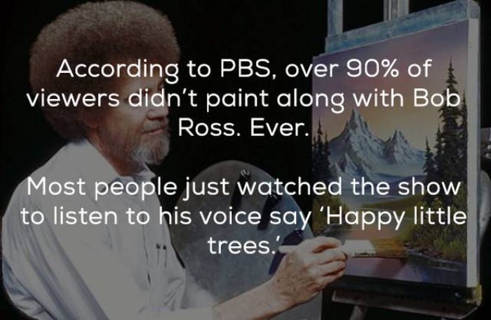 Nothing Happier Than Some Bob Ross Facts
