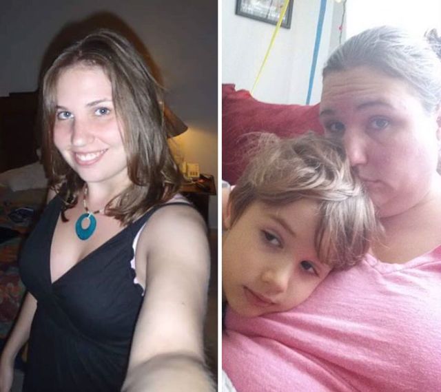 Parents Are Sharing Photos Of Them Before And After Having Kids