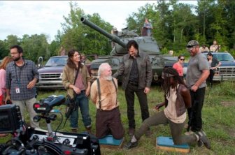 Walking Dead Cast Laughing Behind The Scene