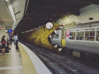 Illustrator Adds Funny Monsters To Everyday Life
