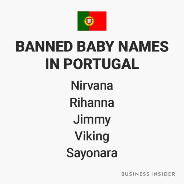 Banned Baby Names From Around The World