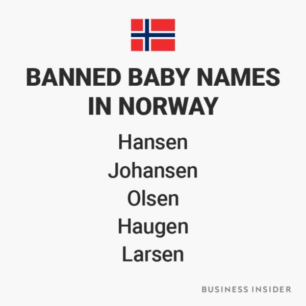Banned Baby Names From Around The World