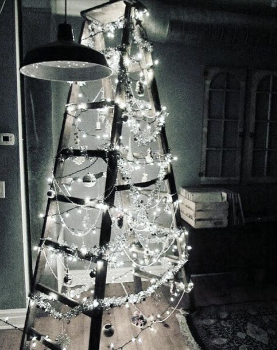 Ladder Christmas Trees
