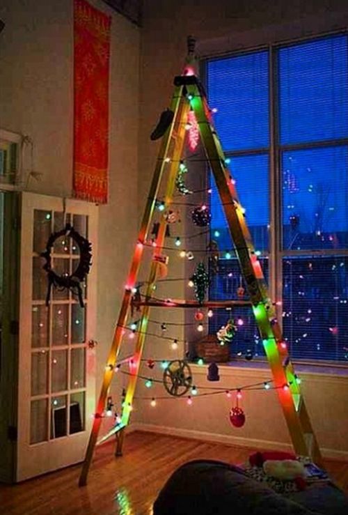 Ladder Christmas Trees