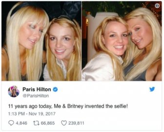 Paris Hilton Says She Invented The Selfie But Internet Proves Her Wrong