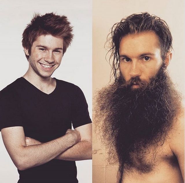 Men With And Without Beards