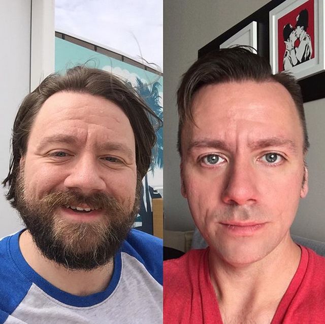 Men With And Without Beards