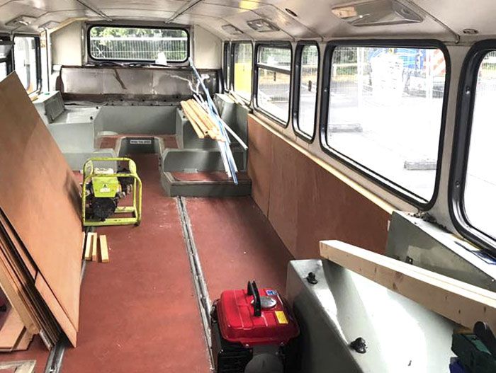 Double-Decker Bus Transformed Into Shelter For Homeless