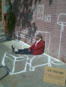 Homeless People Have Sense Of Humor