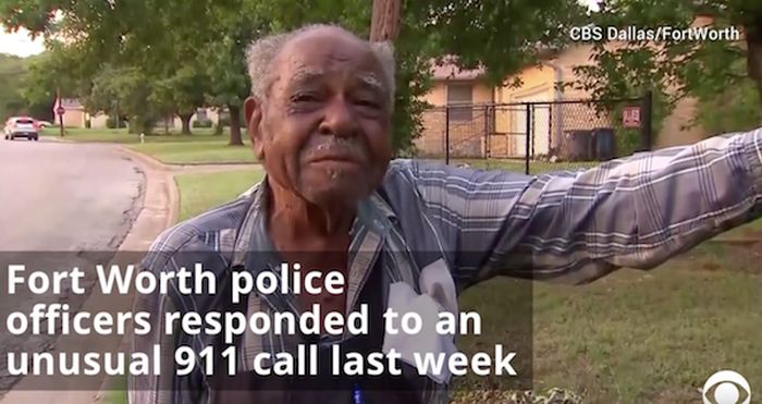 Police Helps A 95-Year-Old Man In Need