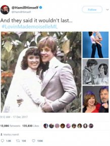 Mark Hamill Proves That Hollywood Romances Can Be Long Lasting As Well