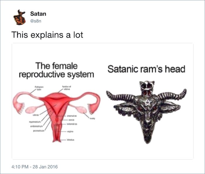 Satan's Twitter Account Is Funny As Hell