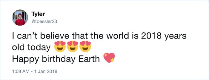 People Who Think Earth Is 2018 Years Old
