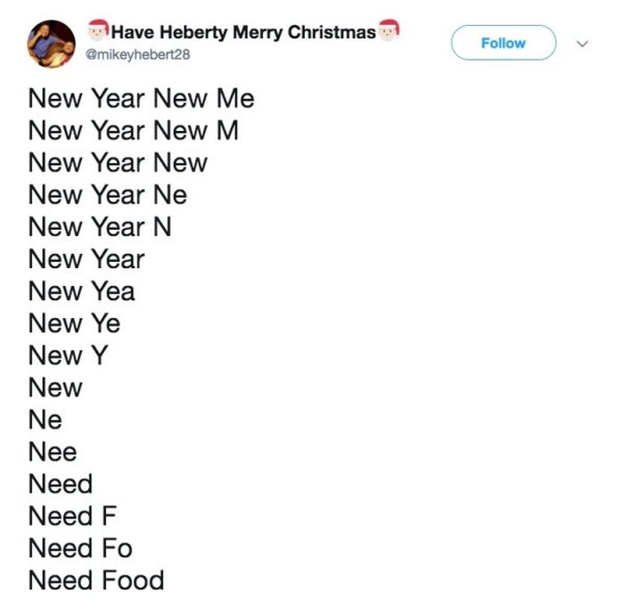 Funny New Year's Tweets