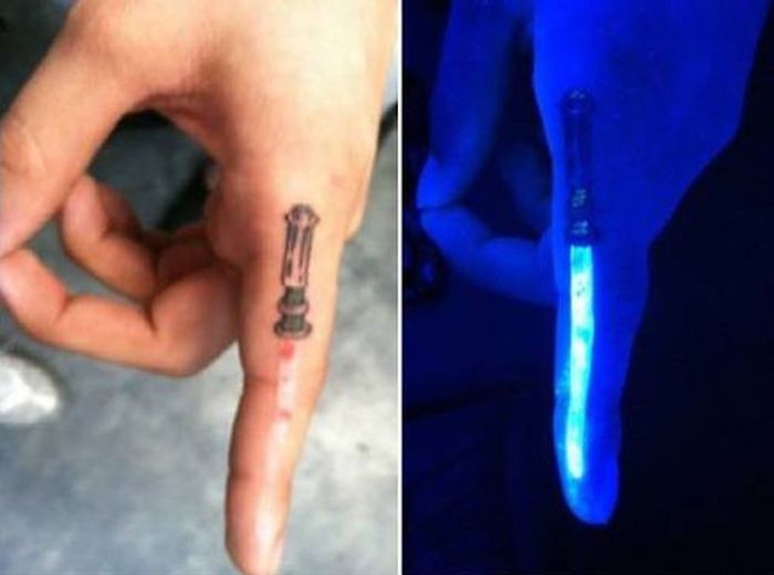Epic Tattoo Transformations Under A Black Light