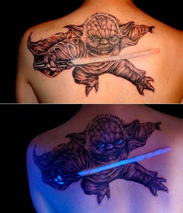 Epic Tattoo Transformations Under A Black Light