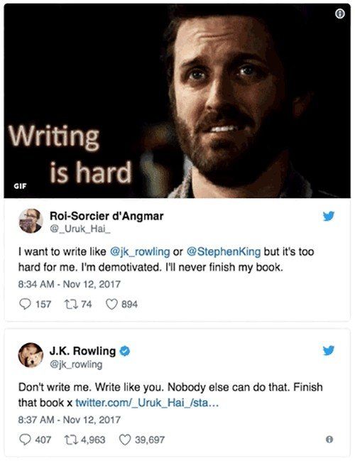 Advice From J.K. Rowling