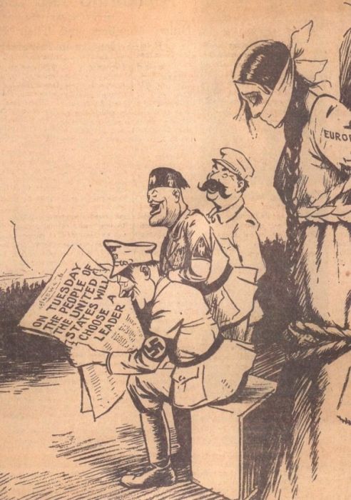 WW2 Political Cartoons