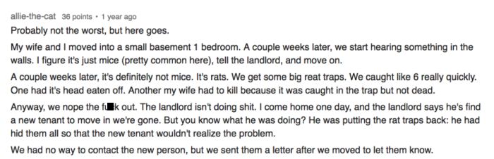 Landlord Horror Stories