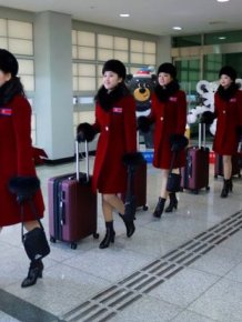 Fans From North Korea Came To The Olympics In South Korea