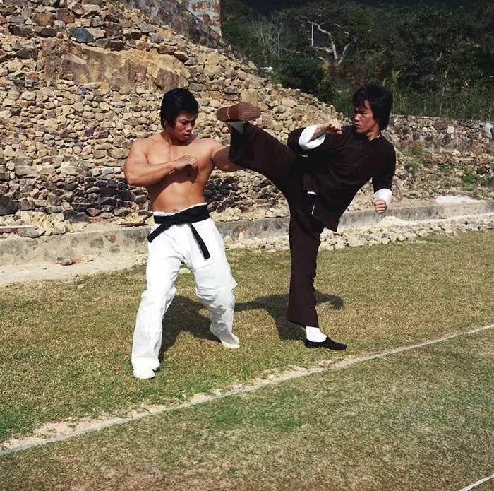 Two Legends. Bruce Lee And Bolo Yeung