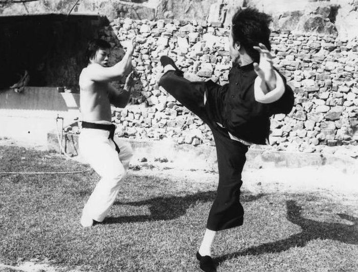 Two Legends. Bruce Lee And Bolo Yeung