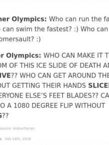 Funny Stuff About Winter Olympics