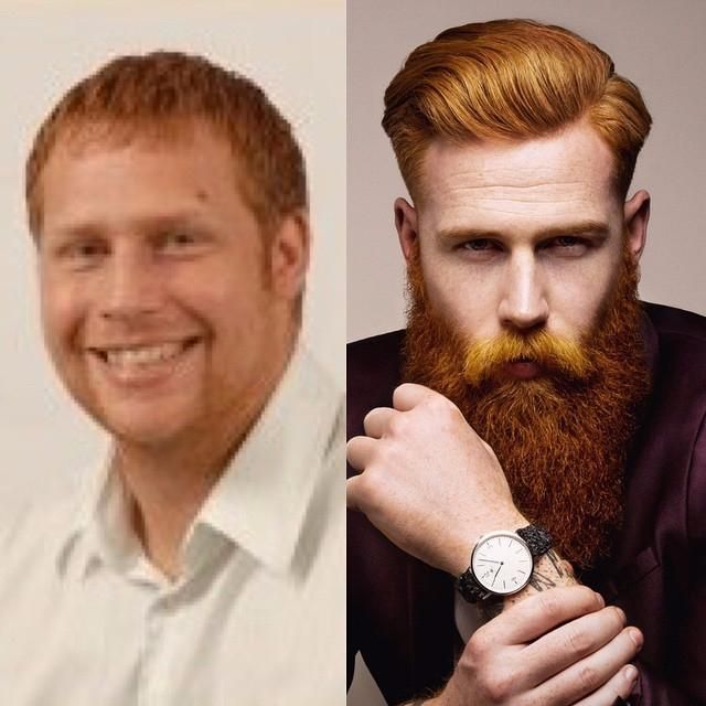 The Difference The Ginger Beard And Losing Weight Makes