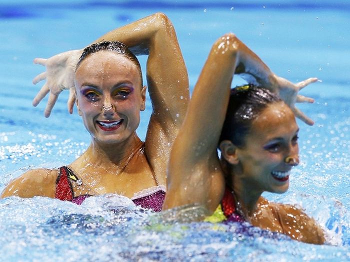 The Faces of Olympic Synchronised Swimming