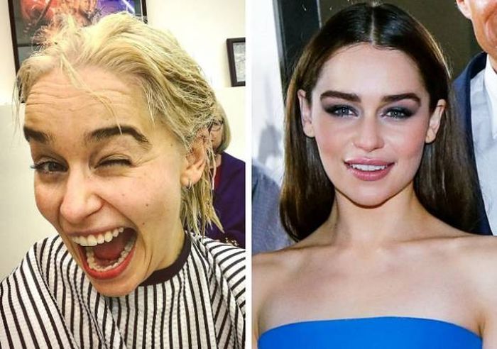 Unbelievable Photos Of Celebs With And Without Makeup