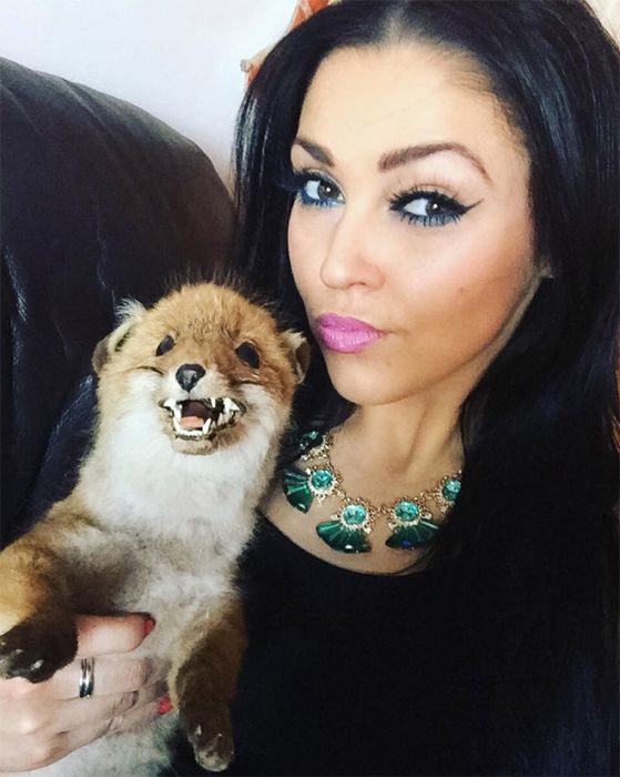This Woman Takes Her Taxidermy Fox Everywhere She Goes