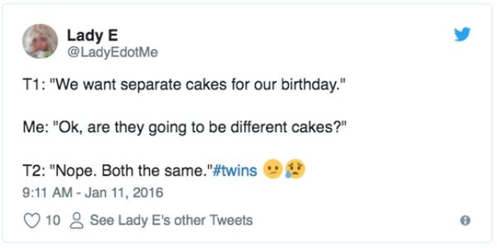 Tweets About Parents With Twins