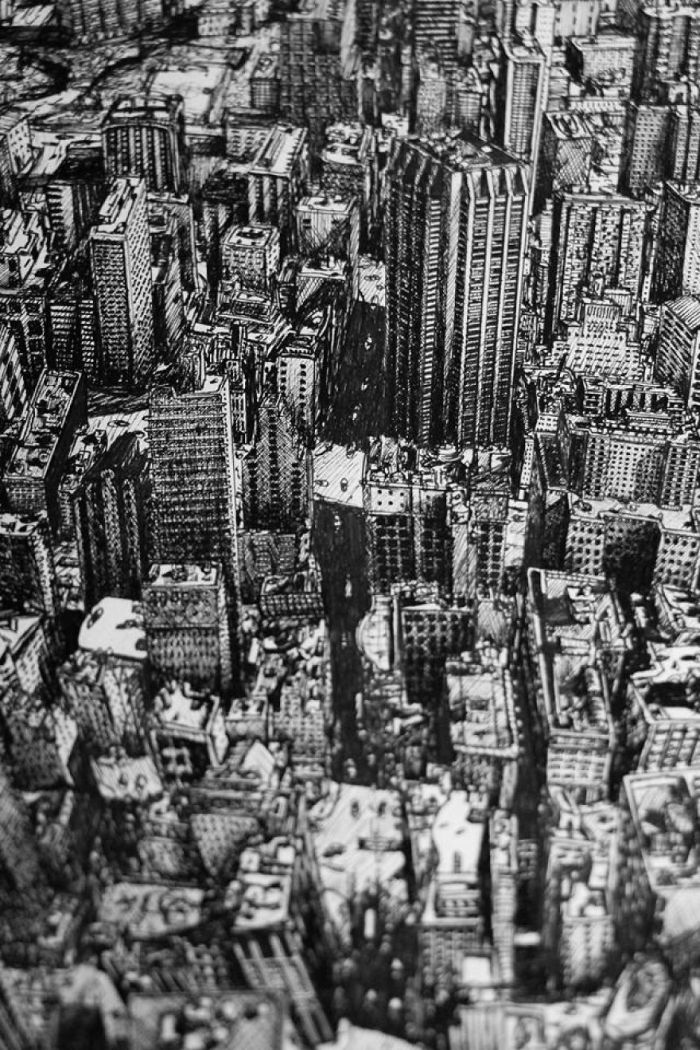 Incredible Drawing Of New York City